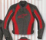 ALPINESTARS OCTANE LEATHER JACKET RED 58 3100673058