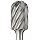 PFERD Cylindrical Carbide Bur, Clog-Resistant, Uncoated (Bright) Finish, Single Cut, Radius End