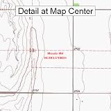 USGS Topographic Quadrangle Map - Meade NW, Kansas (Folded/Waterproof)