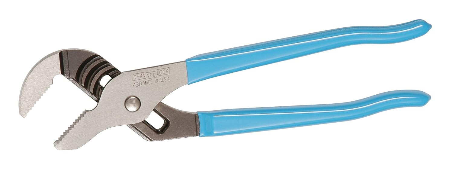 Channellock 430 Straight Jaw Adjustable Tongue and Groove 10" Pliers F