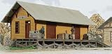 Walthers Cornerstone Series Built-ups Golden Valley Freight House Yellow & Oxide Brown