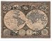 Old World Map Throw - 54 x 70 Blanket/Throw