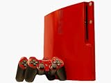 Sony PlayStation 3 Slim Skin (PS3 Slim) - NEW - ROCKIN RED system skins faceplate decal mod