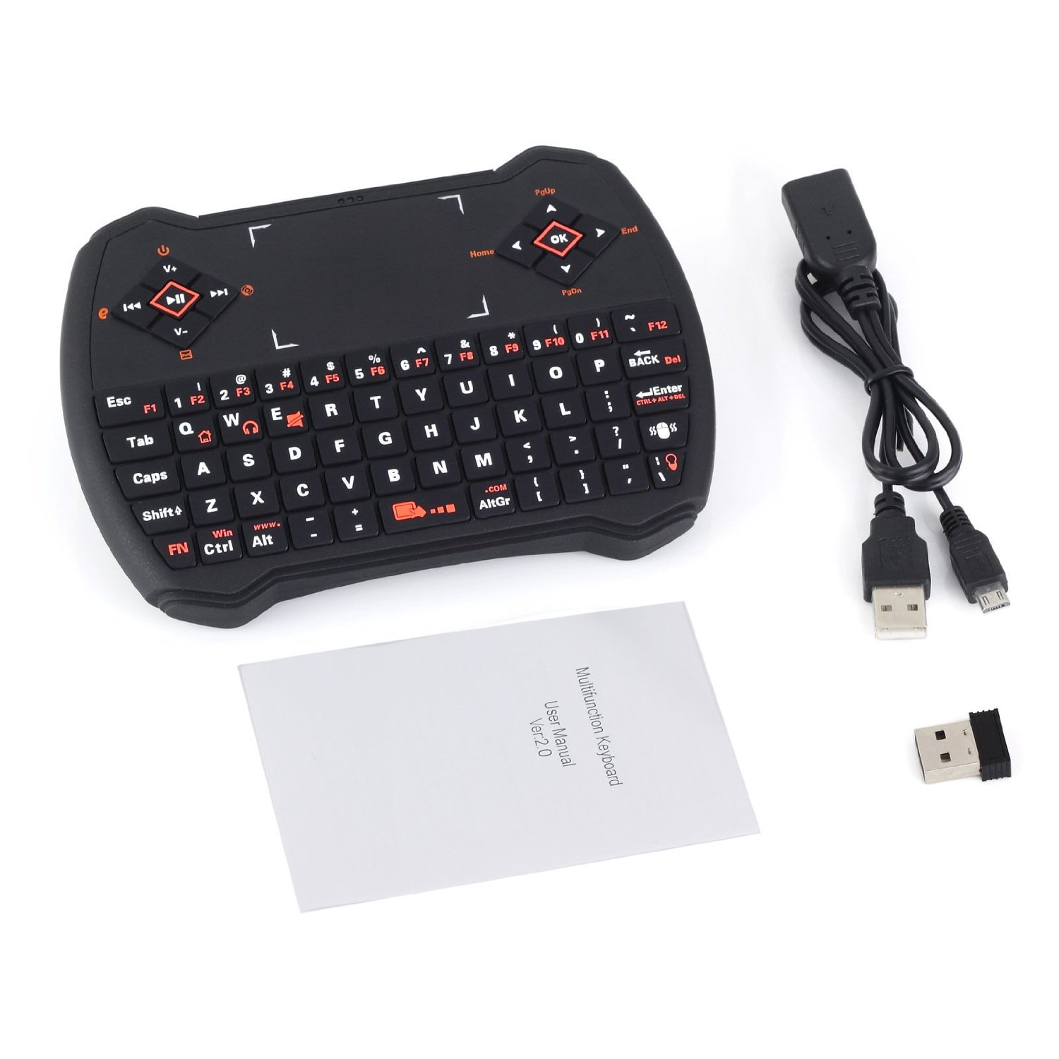 ESYNiC KB041 2.4G Portable Air Mouse Wireless Keyboard
