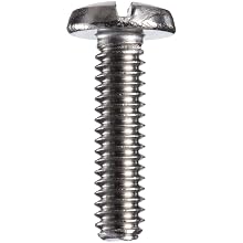 Stainless Steel Machine Screw, Binding Head, Slotted Drive, #10-24, 2-1/2" Length (Pack of 100)