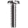 Stainless Steel Machine Screw, Binding Head, Slotted Drive, #10-24, 2-1/2" Length (Pack of 100)