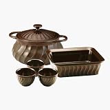 Paula Deen 6 Piece Stoneware Set - Green