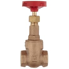 Milwaukee Valve 1150 Series Bronze Gate Valve, General Service, Class 150, Rising Stem, NPT Female