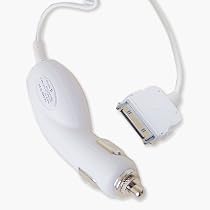 Car Charger for the Apple iPod Nano 3G, iPod Classic, iPod Touch 1G, iPhone 1G, iPod 3G 4G 5G Video, Mini, iPod Photo, and iPod Nano 1G 2G models Color White