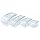 Akro-Mils 305A3 Insight Ultra-Clear Plastic Hanging and Stacking Storage Bin, 7-3/8-Inch Long by 4-1/8-Inch Wide by 3-1/4-Inch Wide , Case of 16