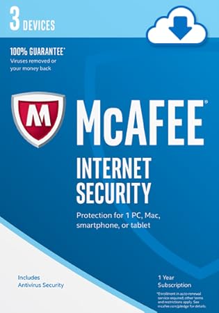 McAfee 2017 Internet Security - 3 Devices [Online Code]