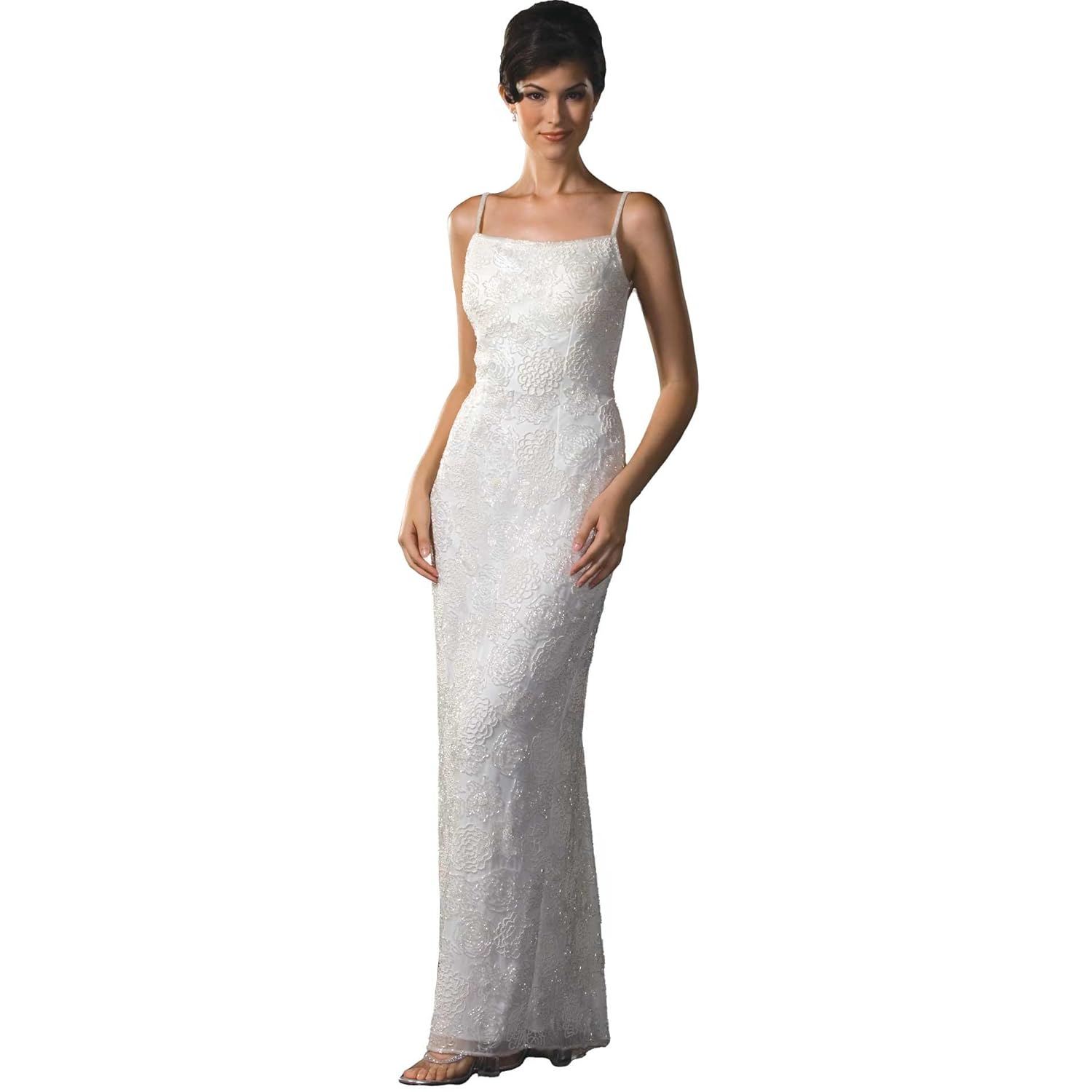 Wedding Dress Gown - White Bridal Gown by Sean Collection (B8000) White