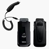Holster Case w/ Ratcheting Belt Clip & Car Charger for Nokia 2720 Fold