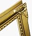 MyFrameStore Golden 11x14 Imperial Wooden Picture Antique Gold Color | Exclusive Floral Molding Design for Wedding, Hallway, Bedroom, Living Room Office Décor Photo Frame, Wall Mounting Material