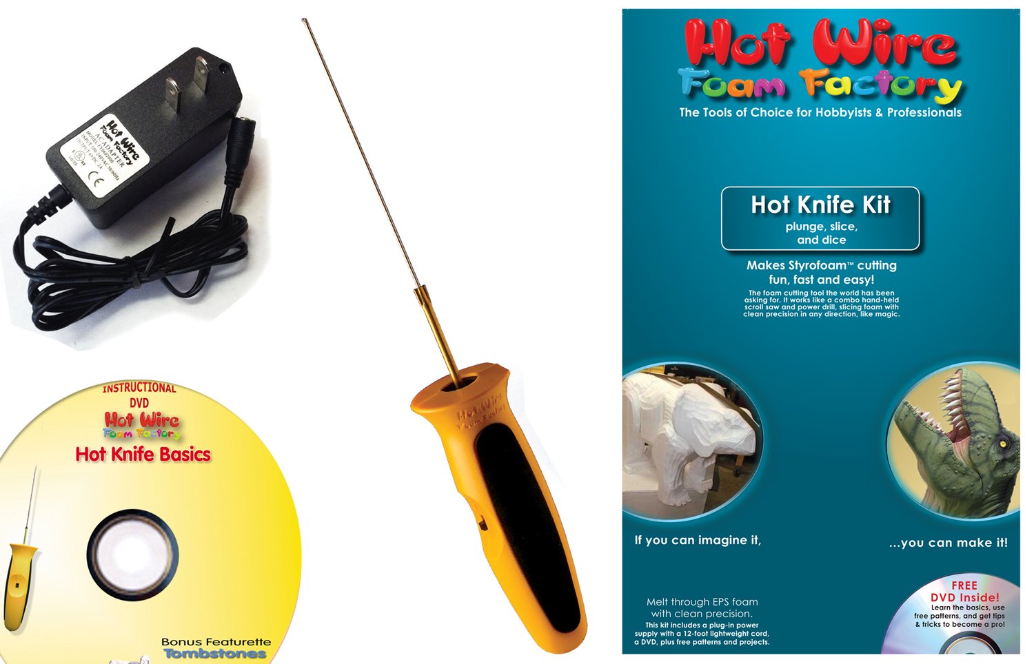 Hot Wire Foam Factory Crafters Hot Knife Kit , New, Free Shipping eBay