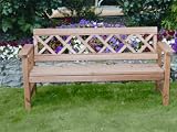 Review Country Kiln  / LATTICE RANGE THREE SEATER 5FT GARDEN BENCH