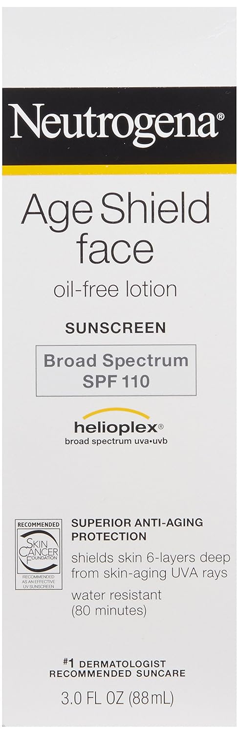 Amazon.com: Neutrogena Age Shield Face Lotion Sunscreen Broad ...