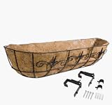 Panacea #88518 30"BLK Win/Deck Planter