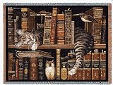 Frederick the Literate Throw - 70 x 53 Blanket/Throw