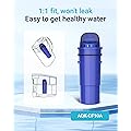 AQUA CREST CRF-950Z Pitcher Water Filter Replacement for Pur CRF950Z, DS-1800Z, PPT700W, PPF951K, CR-1100C, CR-6000C, PPT711W, PPT711, PPT710W, PPT111W