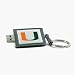 4GB U of Miami Keychain