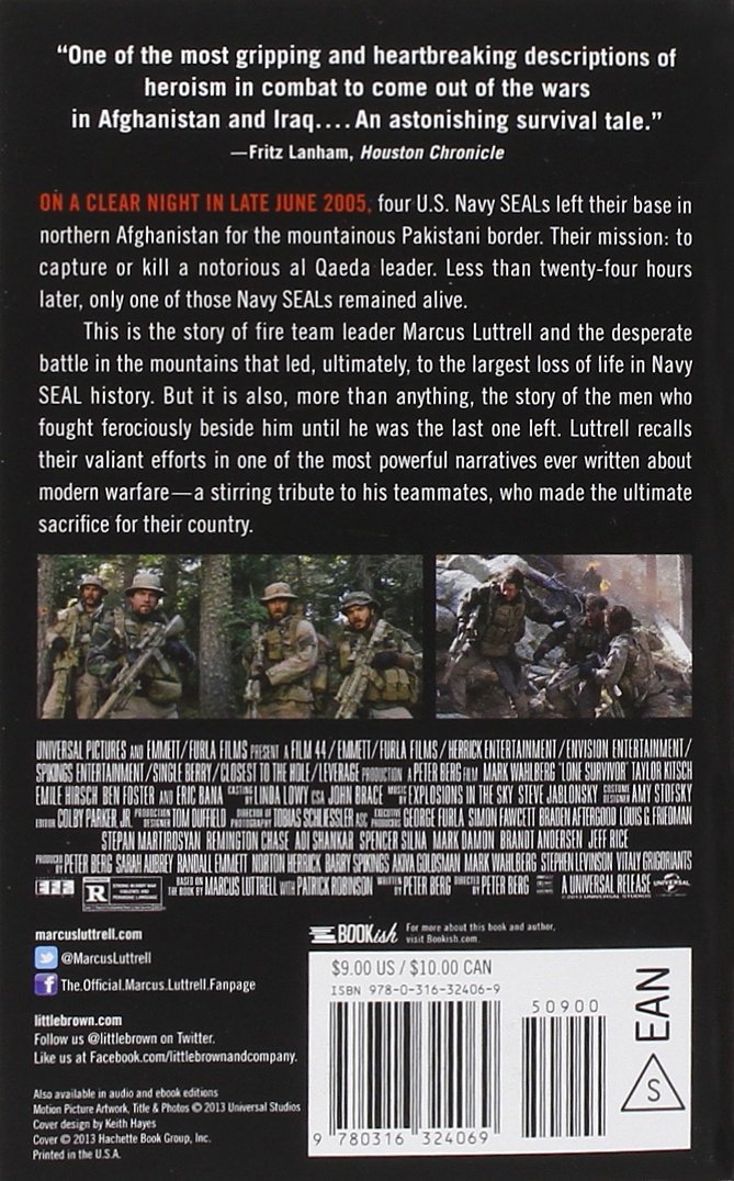 Amazon.com: Lone Survivor: The Eyewitness Account of Operation ...