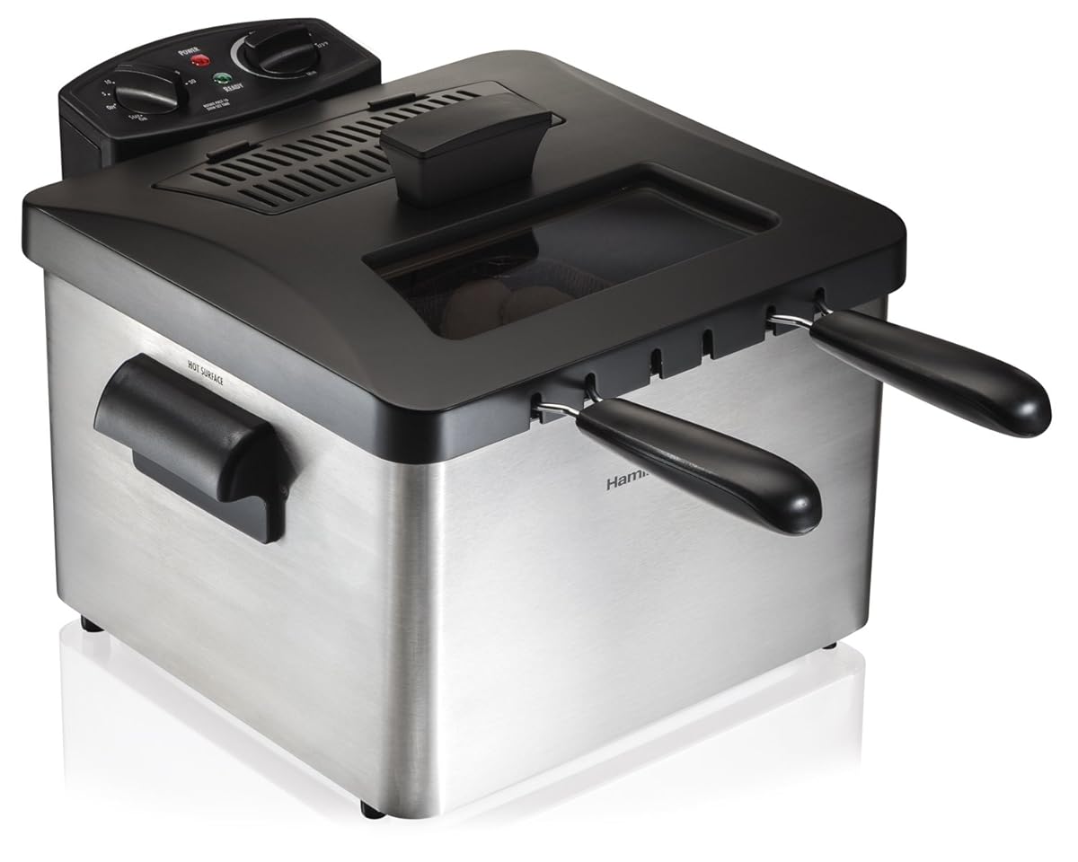 Hamilton Beach Electric Deep Fryer, 4.5Liter Oil Capacity (35034)