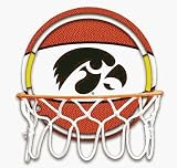 Neon Basketball Hoop Light Iowa Hawkeyes