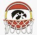 PTC Intl 13088 Iowa Hawkeyes Pebble Basketball Hoop