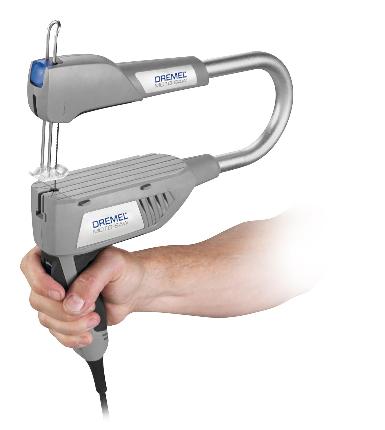 Electric drill line winder zorro, dremel scroll saw pinless blade adapter