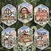 Dimensions Christmas Village Cross Stitch Ornaments Kit (Set of 6)