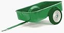 GREEN Pedal Tractor Trailer Wagon John Deere MADE USA