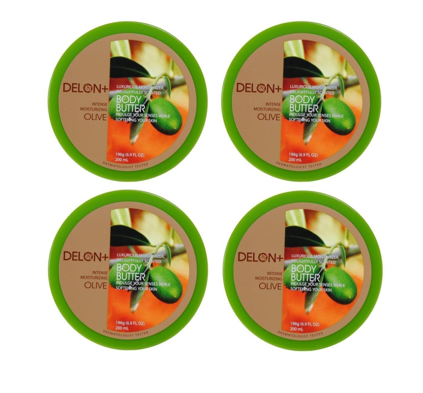 Delon Intense Moisturizing Olive Body Butter 6.8 Oz (4-Pack) 9 71wrrL Tc L