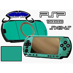 Playstation Portable (PSP) Skin - NEW - TURQUOISE system skins faceplate decal mod