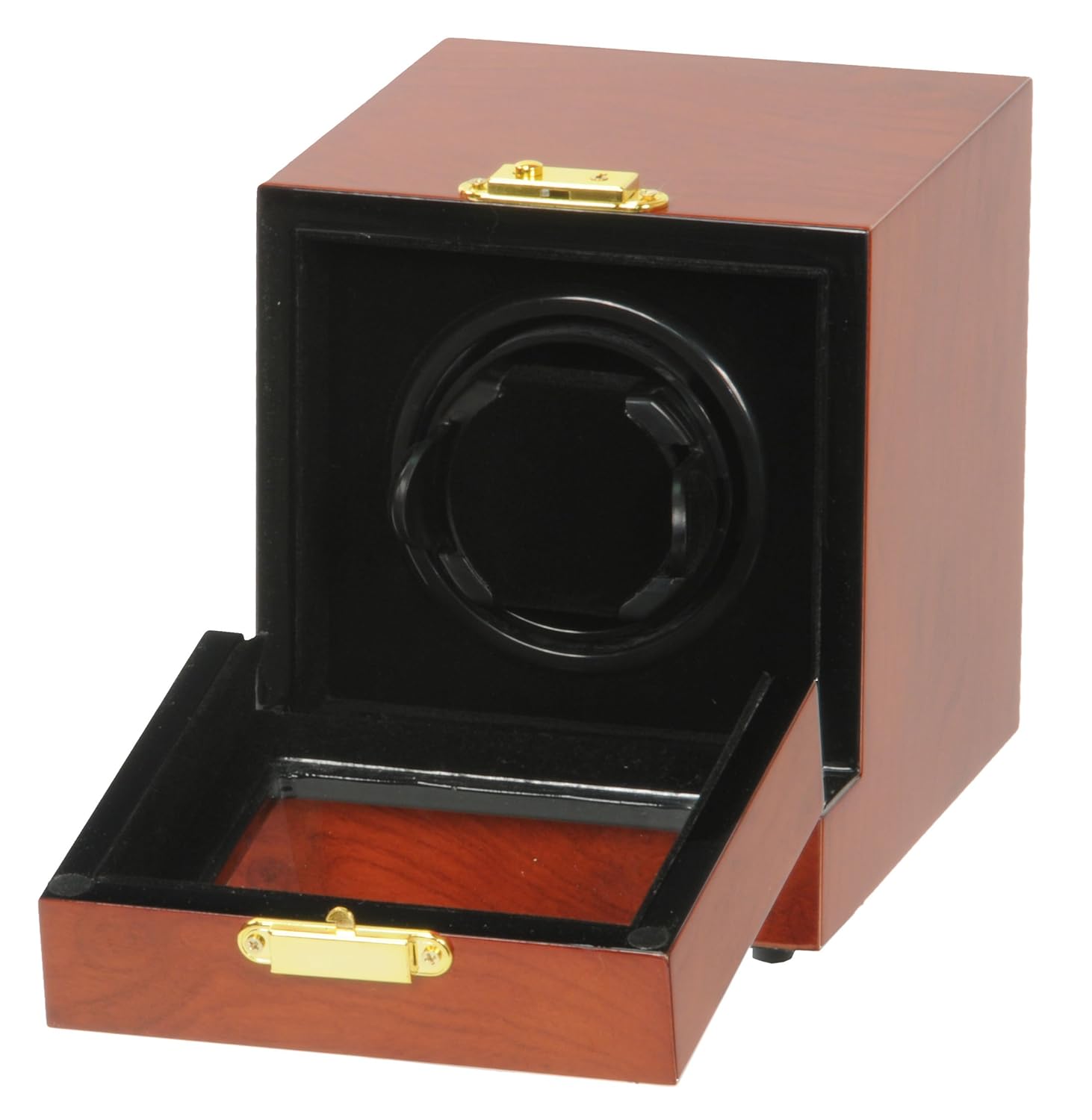 Купить Single Watch Winder Mahogany Wood w/LCD Dispaly Japanese Mabuchi