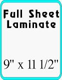 Laminate, Full sheet 9 x 12 3 mils