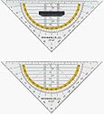 Rumold Geo-Dreieck 16 cm mit Griff