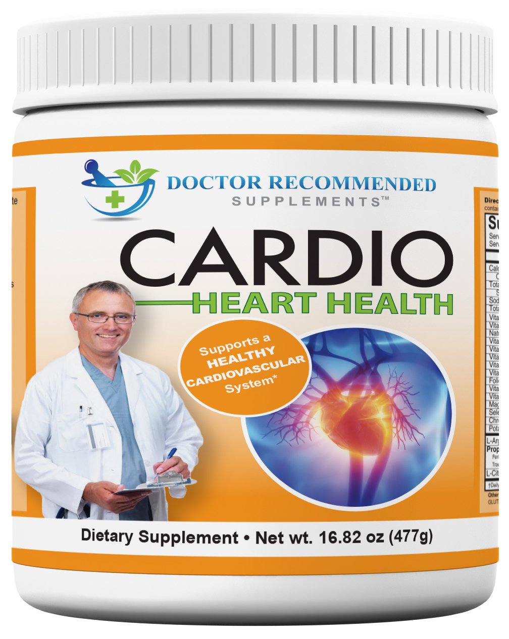 Cardio Heart HealthLArginine Powder Supplement5000mg plus 1000mg L