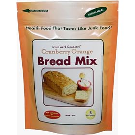 Dixie Carb Counters Cranberry Orange Dessert Bread Mixes by Dixie Carb Counters