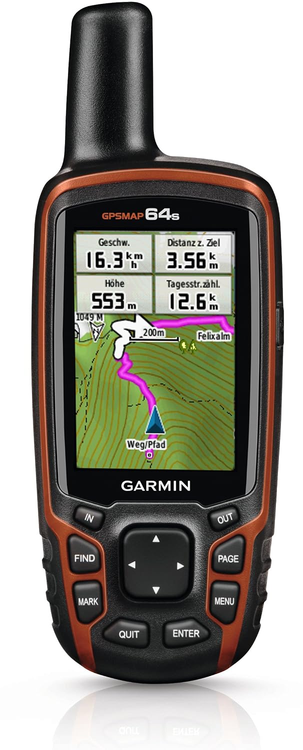 Garmin GPSMAP 64s Worldwide with High-Sensitivity GPS and GLONASS Receiver  - Bingua.com