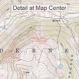 USGS Topographic Quadrangle Map - Mount Abbot, California (Folded/Waterproof)