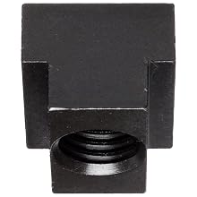 Grade 8 C-1018 Steel T-Slot Nut, UNF 2B Threads, 1/2"-13 Thread Size, 9/16" Slot Width