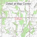 USGS Topographic Quadrangle Map - Fort Gibson Dam, Oklahoma (Folded/Waterproof)