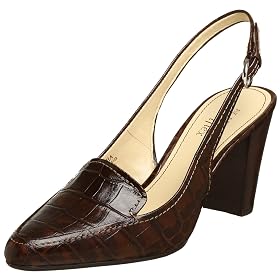 AK Anne Klein Women's Meesha Crocco Slingback