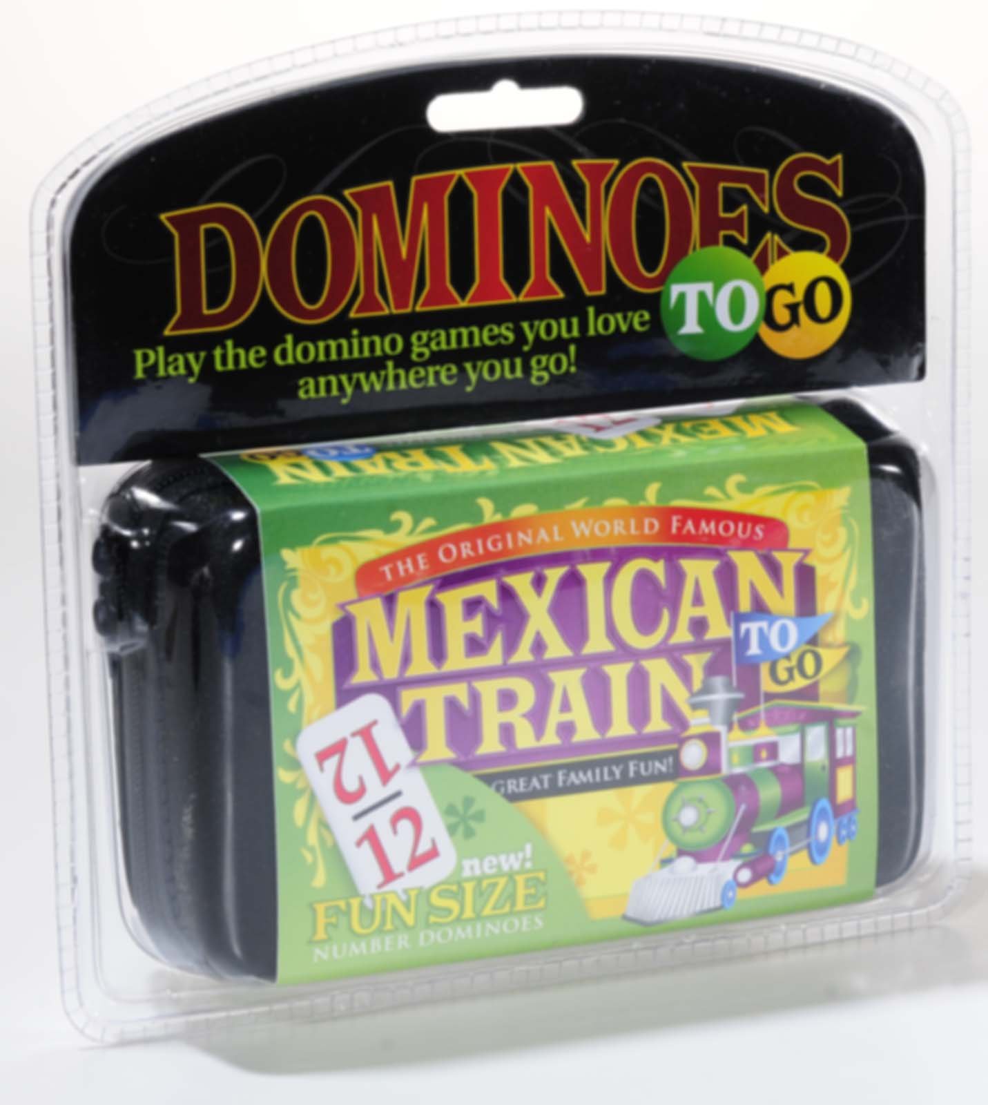Mexican Train Double 12 Dominoes _ Travel Size _with Colored Numbers eBay