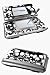 Video Games : DesignSkins for Nintendo DS - Skull White Skin