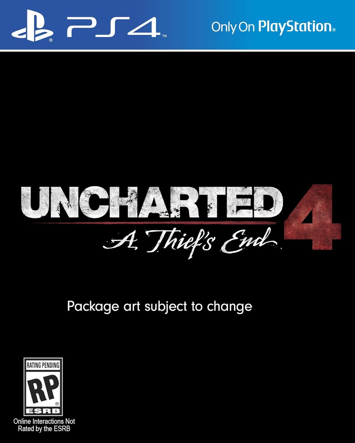 Uncharted 4: A Thief's End