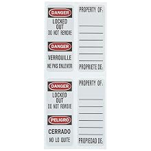 Master Lock 411 Series Zenex Lockout/Tagout Padlock, Master Keyed, 3" Body Length, 1-1/2" Shackle Clearance