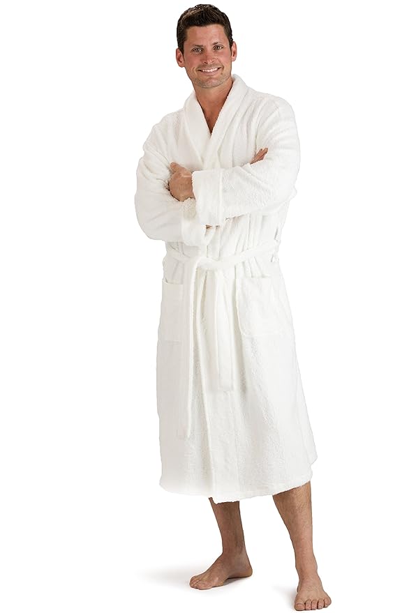 Fishers Finery Men's Bamboo Terry Robe at Amazon Men's Clothing ...