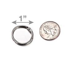 OfficemateOIC Looseleaf Rings, 1 Inch, 100 per Box (99701)